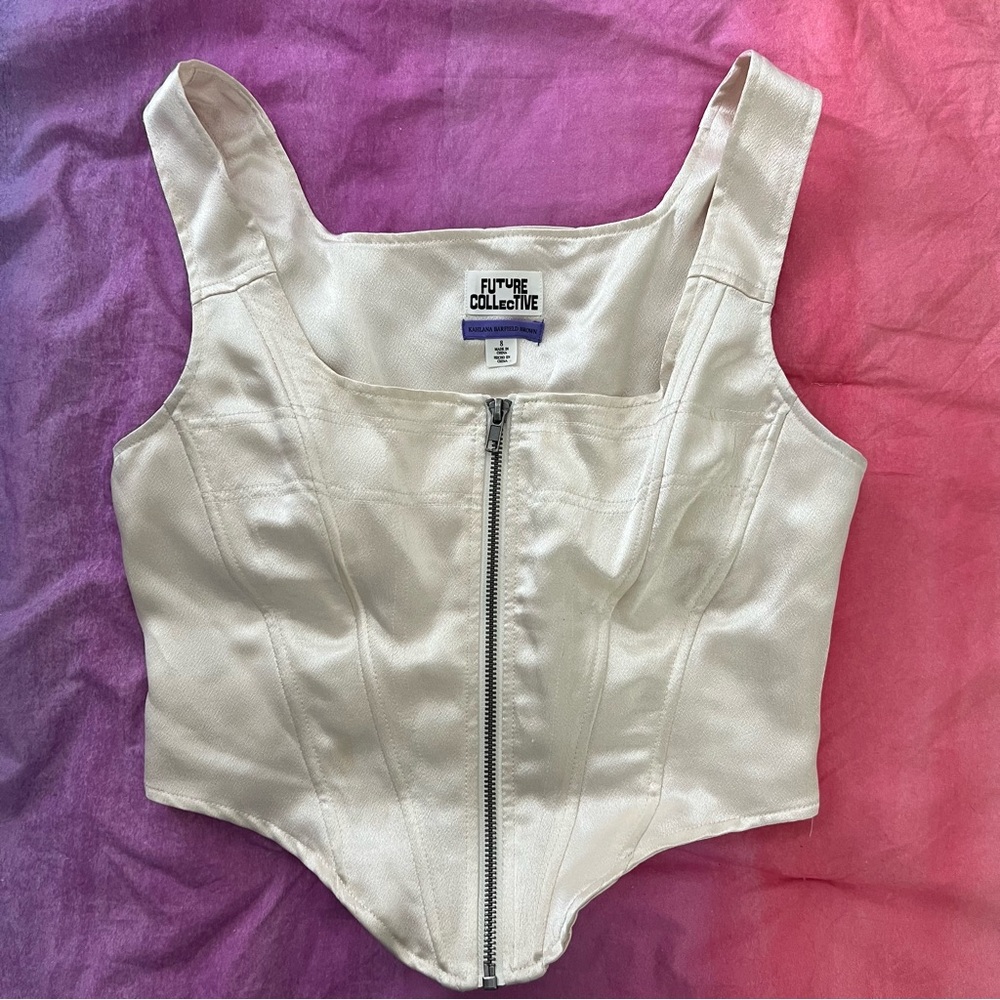 Future Collective Zipper Corset